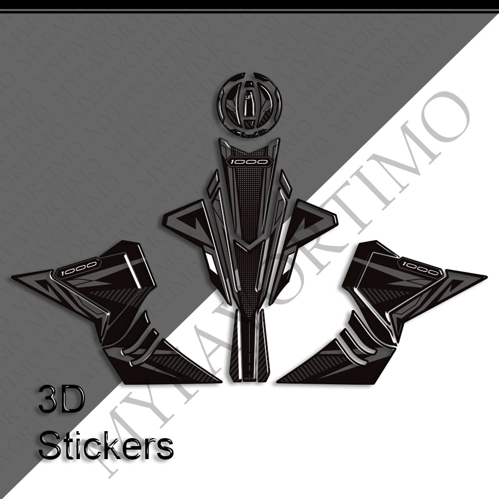 Kawasaki Z1000 Z1000SE | Tank Pad Knee Grip 3D Stickers