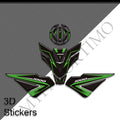 Kawasaki Ninja 1000SX 1000SX SE | Tank Pad Knee Grip 3D Stickers