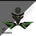 Kawasaki Ninja 1100SX 1100SX SE | Tank Pad Knee Grip 3D Stickers