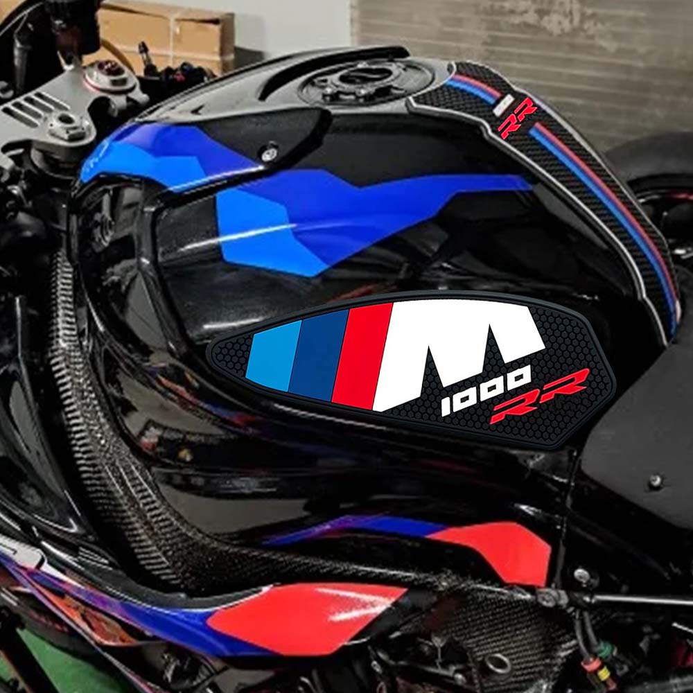 BMW S1000RR M1000RR Rubber Anti-Slip Tank Pad Kit 2019-2025 丨 Center Pad and Side Grips