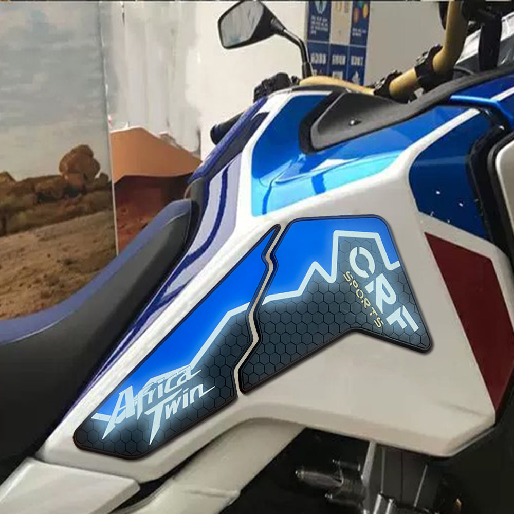 Honda CRF1100L Africa Twin Standard Rubber Anti-Slip Tank Pad Kit 2020-2024 丨 Center Pad and Side Grips