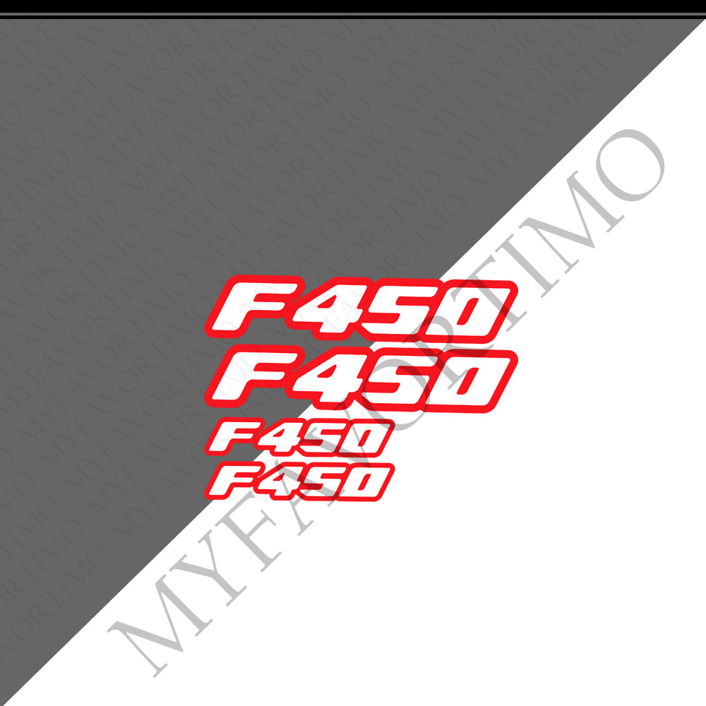 BMW F450GS 2026‑2027 Stickers | PVC Front Fairing Fender Protection  Decals Kit