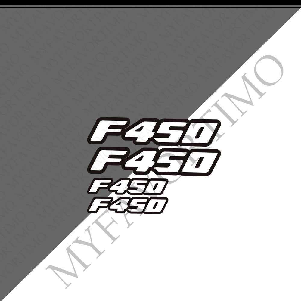BMW F450GS 2026‑2027 Stickers | PVC Front Fairing Fender Protection  Decals Kit