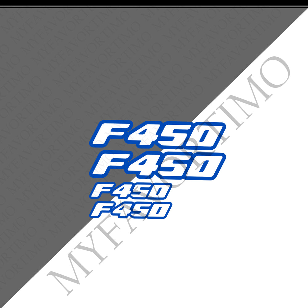 BMW F450GS 2026‑2027 Stickers | PVC Front Fairing Fender Protection  Decals Kit