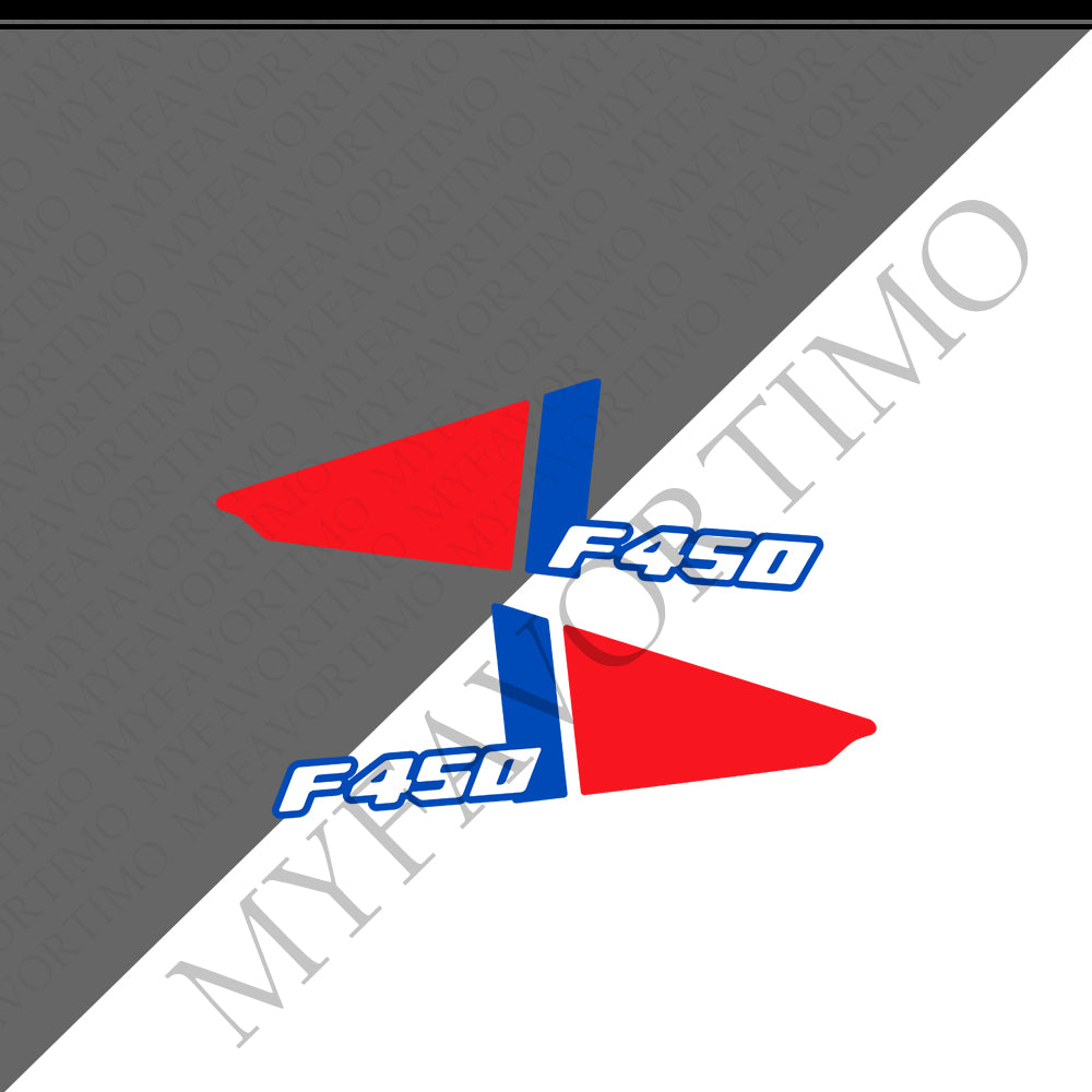 BMW F450GS 2026‑2027 Stickers | PVC Front Fairing Fender Protection  Decals Kit