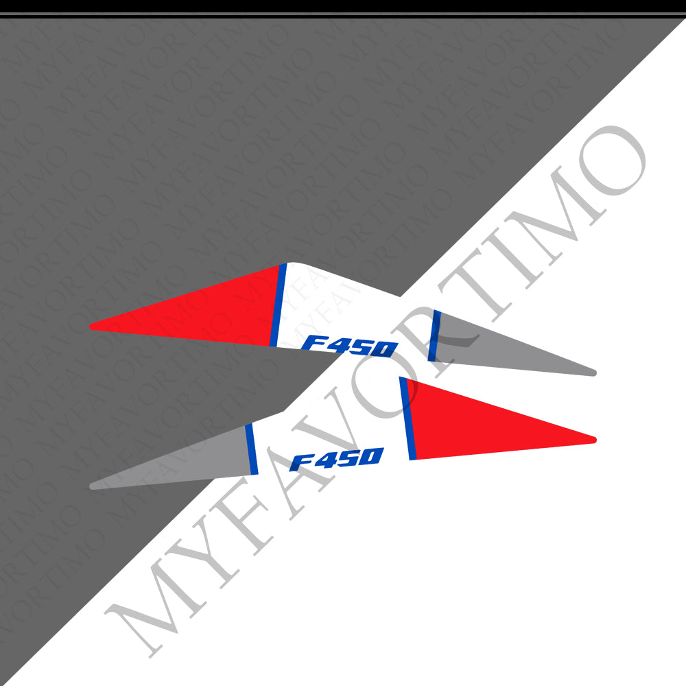 BMW F450GS 2026‑2027 Stickers | PVC Front Fairing Fender Protection  Decals Kit