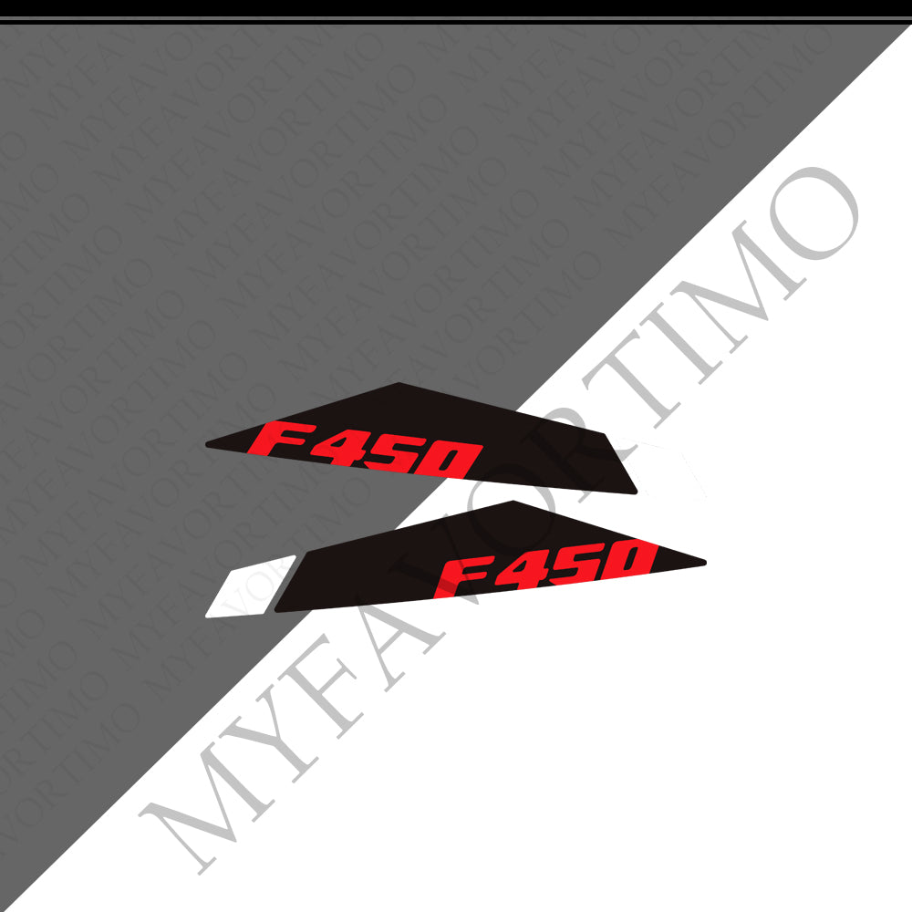 BMW F450GS 2026‑2027 Stickers | PVC Front Fairing Fender Protection  Decals Kit