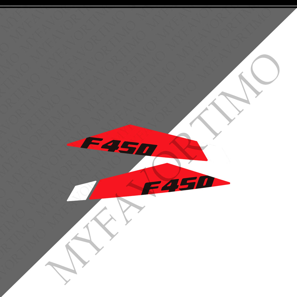 BMW F450GS 2026‑2027 Stickers | PVC Front Fairing Fender Protection  Decals Kit
