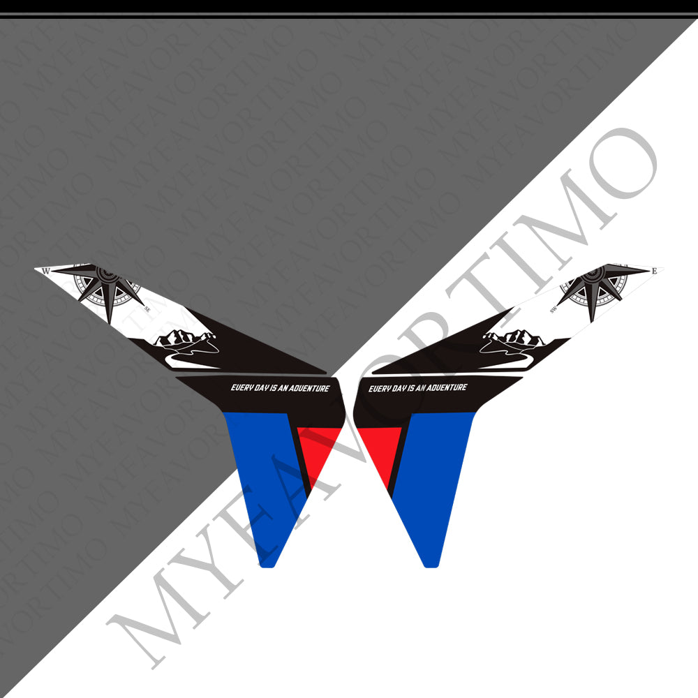 BMW F450GS 2026‑2027 Stickers | PVC Front Fairing Fender Protection  Decals Kit