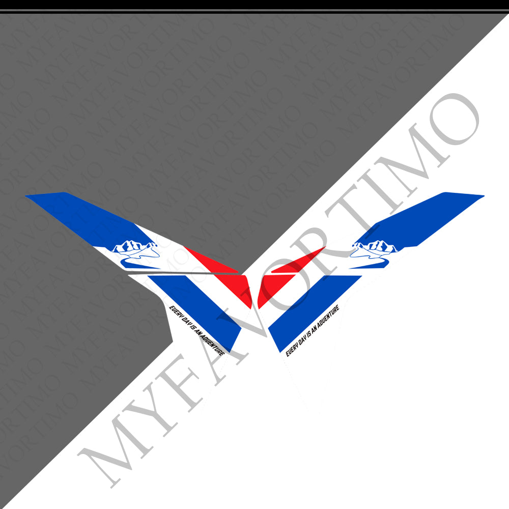 BMW F450GS 2026‑2027 Stickers | PVC Front Fairing Fender Protection  Decals Kit