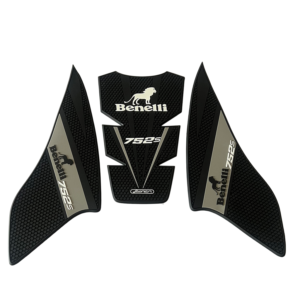 Benelli 752S | Rubber Anti‑Slip Fuel Tank Pad Tank Side Protector Decals Kit