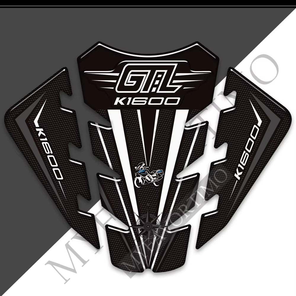 BMW K1600GTL 3D Epoxy Tank Pad Kit 2015-2021 丨 Center Pad