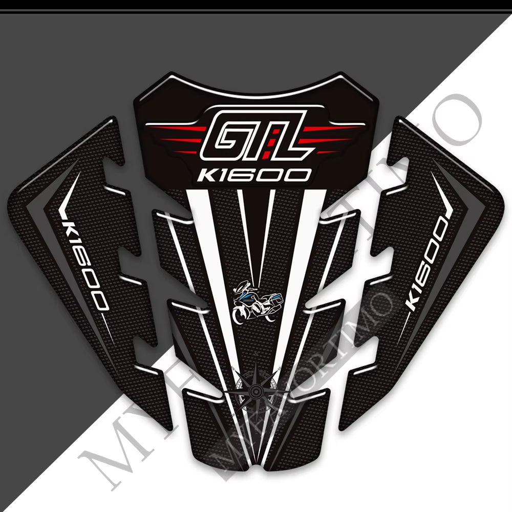 BMW K1600GTL 3D Epoxy Tank Pad Kit 2015-2021 丨 Center Pad