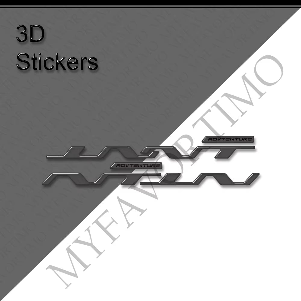 Honda NT1100 NT1100 DCT 3D Epoxy Side Pannier Decals Kit 2022-2026 丨 Black Red White