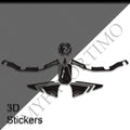 Honda CB1000GT 3D Epoxy Tank and Handguard Decals Kit 2026 丨 Fuel Cap and Full Set Stickers