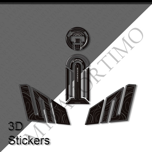 BMW R12GS R 12 G/S 3D Epoxy Tank Decals Kit 2025-2026 丨 Fuel Cap and Side Stickers