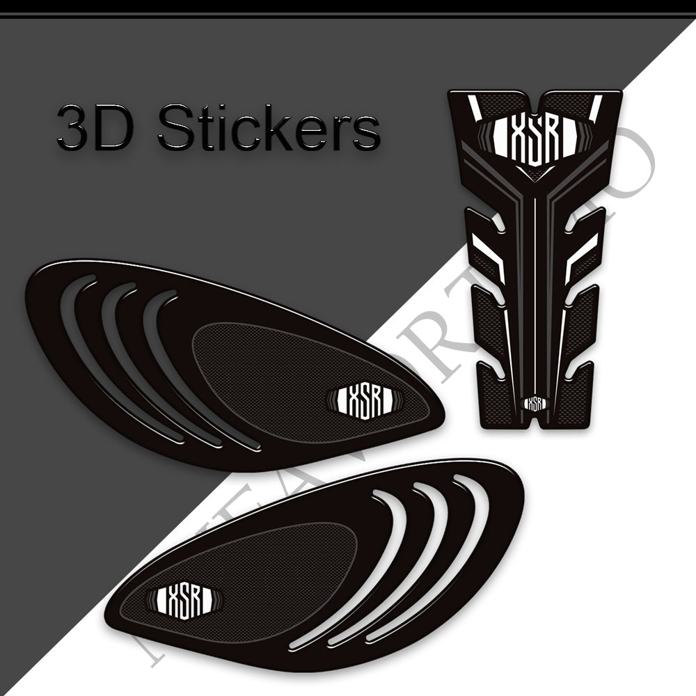 Yamaha XSR900 3D Epoxy Tank Pad Kit 2016-2021 丨 Center and Side Stickers