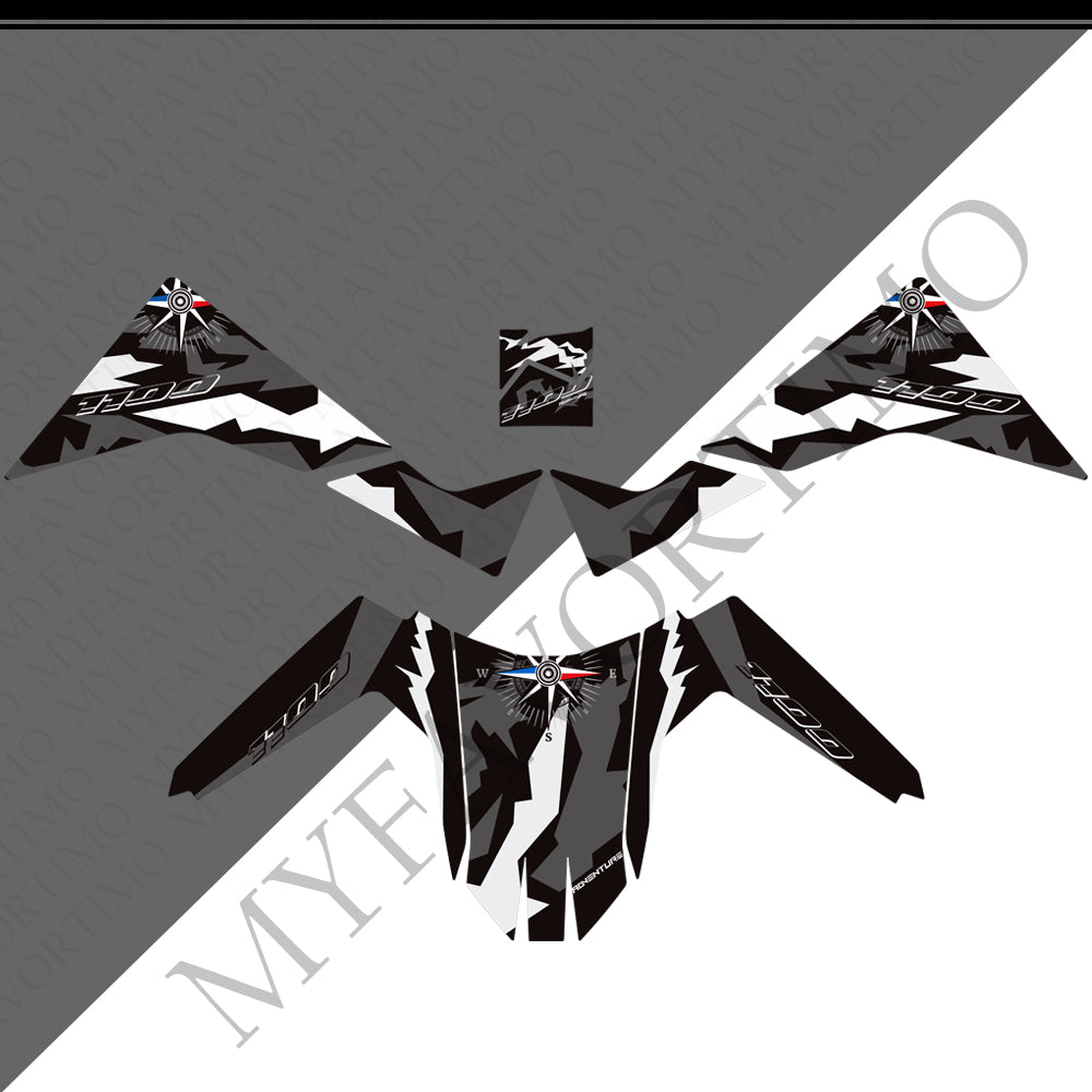 Honda CRF1100L Africa Twin Adventure Sports PVC Decals Kit 丨 Tank and Full Body Stickers