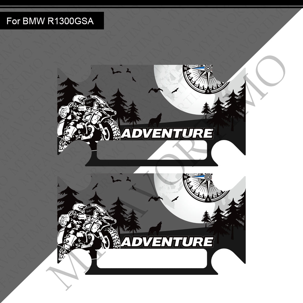 BMW R1300GS Adventure PVC Pannier Decals Kit 丨 Side Case Stickers
