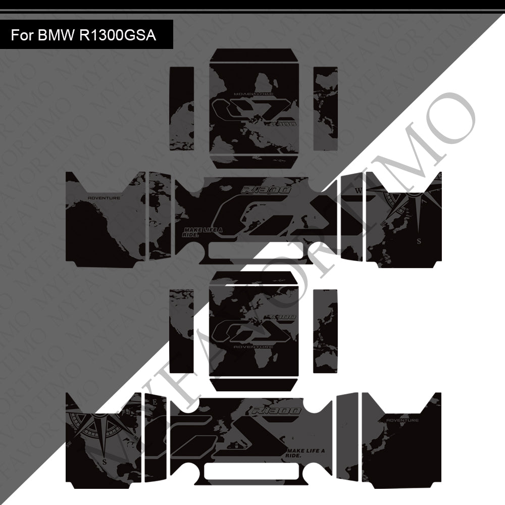 BMW R1300GS Adventure PVC Pannier Decals Kit 丨 Side Case Stickers