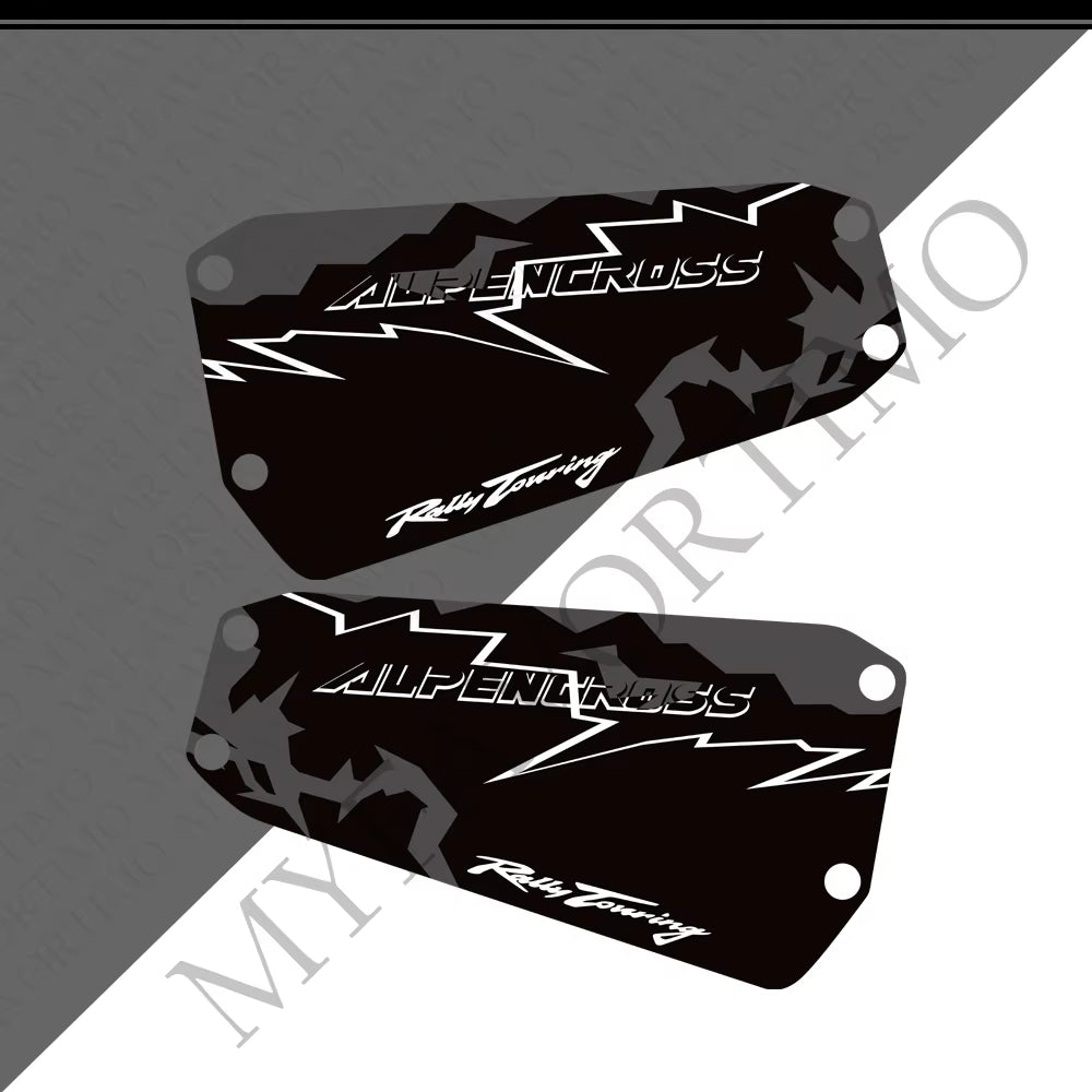 Honda XL750 Transalp PVC Side Pannier Decals Kit 丨 Black Red White