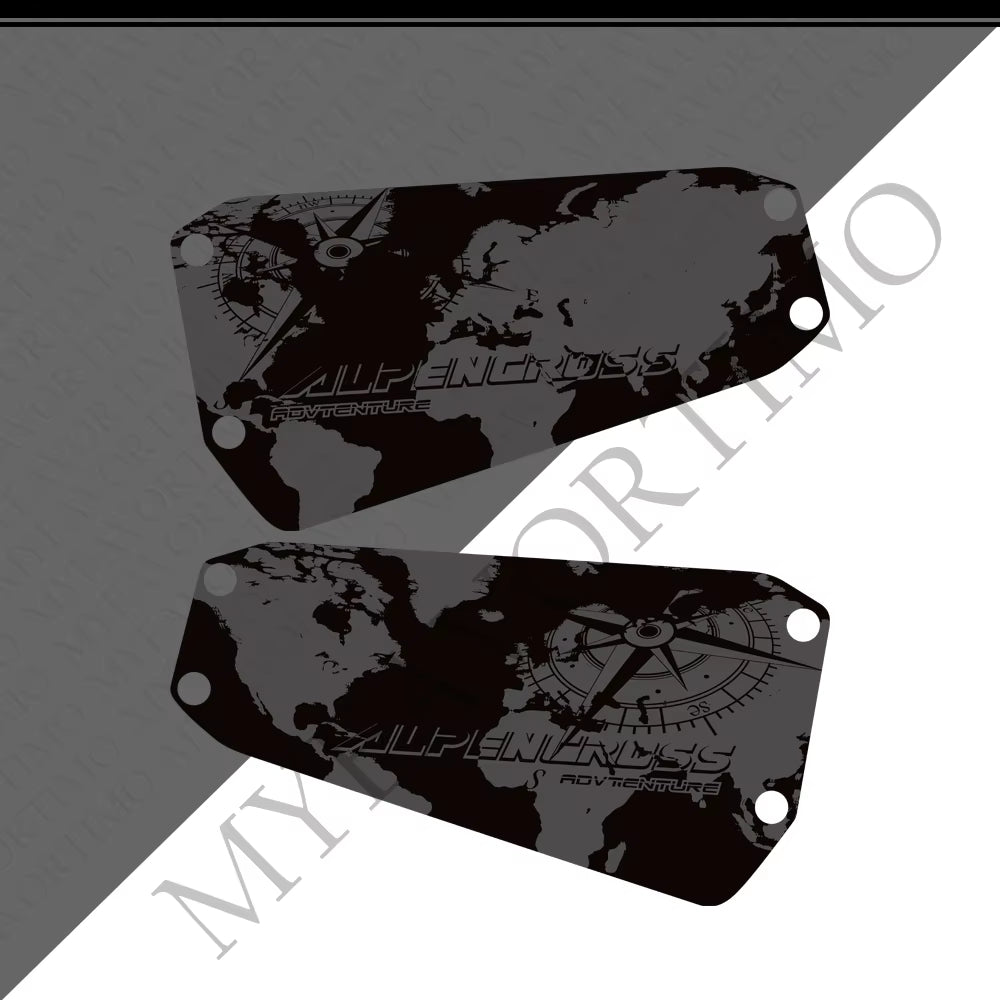 Honda XL750 Transalp PVC Side Pannier Decals Kit 丨 Black Red White