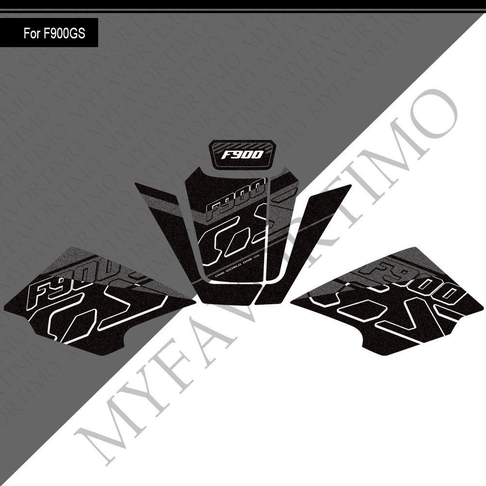 BMW F900GS Anti-Slip Tank Pad Kit 2024-2026 丨 Center and Side Stickers