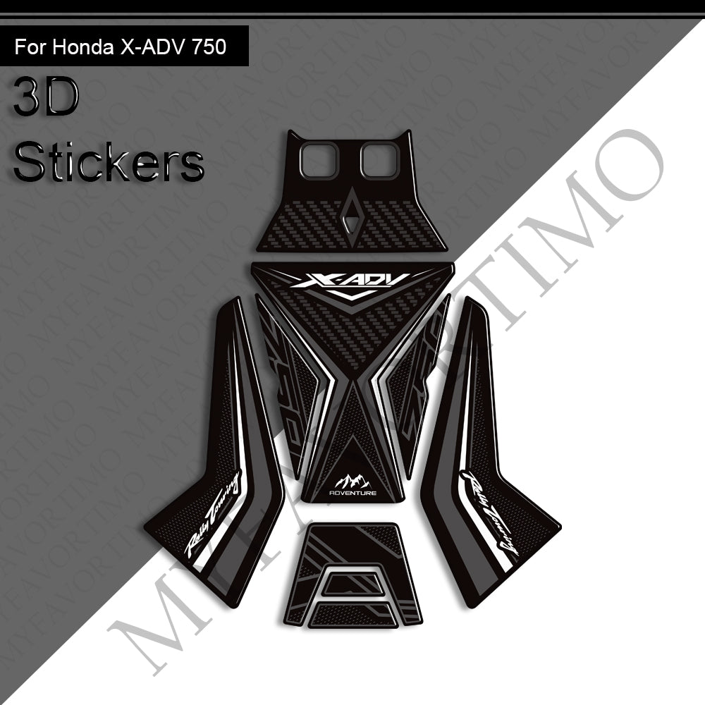 Honda X-ADV 750 Decals Kit 2025 | Body & Handguard Stickers