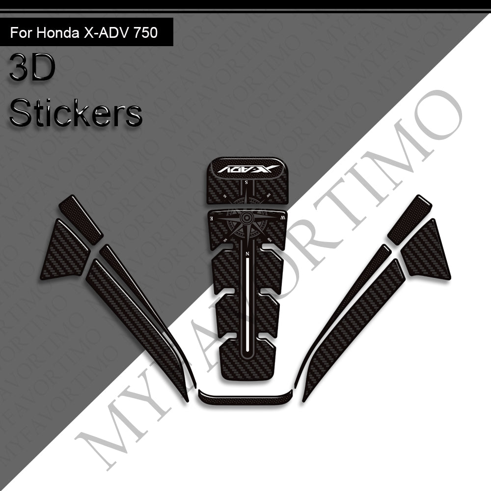Honda X-ADV 750 Decals Kit 2025 | Body & Handguard Stickers