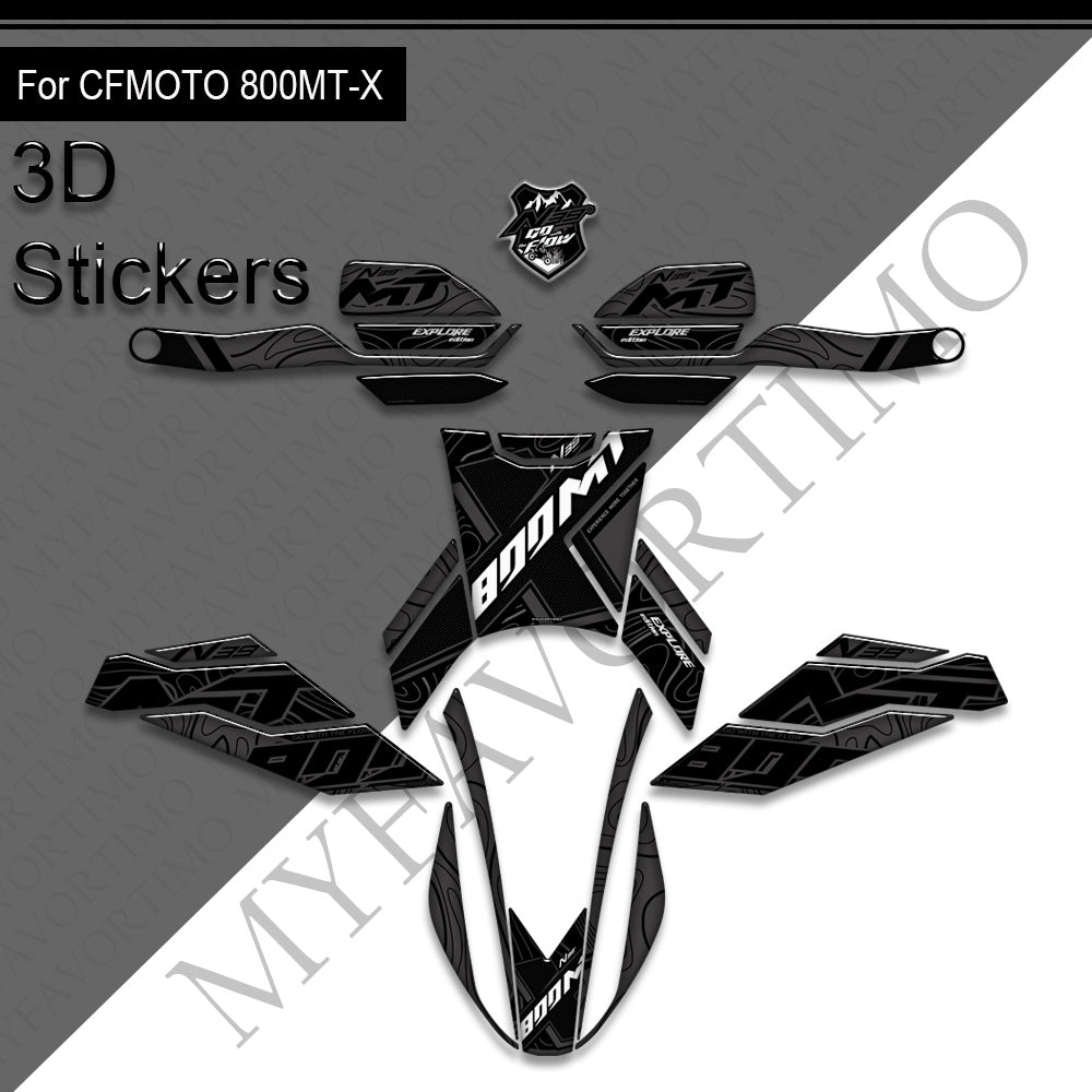 CFMOTO 800MT-X Body Panel Decals Kit 2024-2025 丨 Fairing and Full Set Stickers