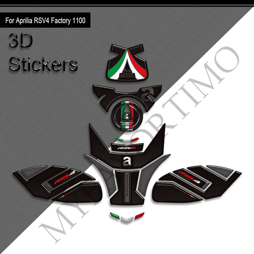 Aprilia RSV4 Factory 1100 Decals Kit | Tank & Nose Stickers