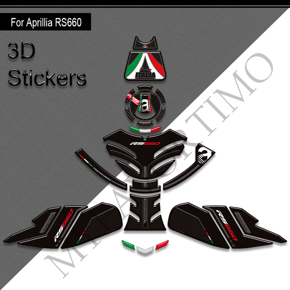 Aprilia RS 660 Decals Kit 2020-2025 | Tank & Nose Stickers