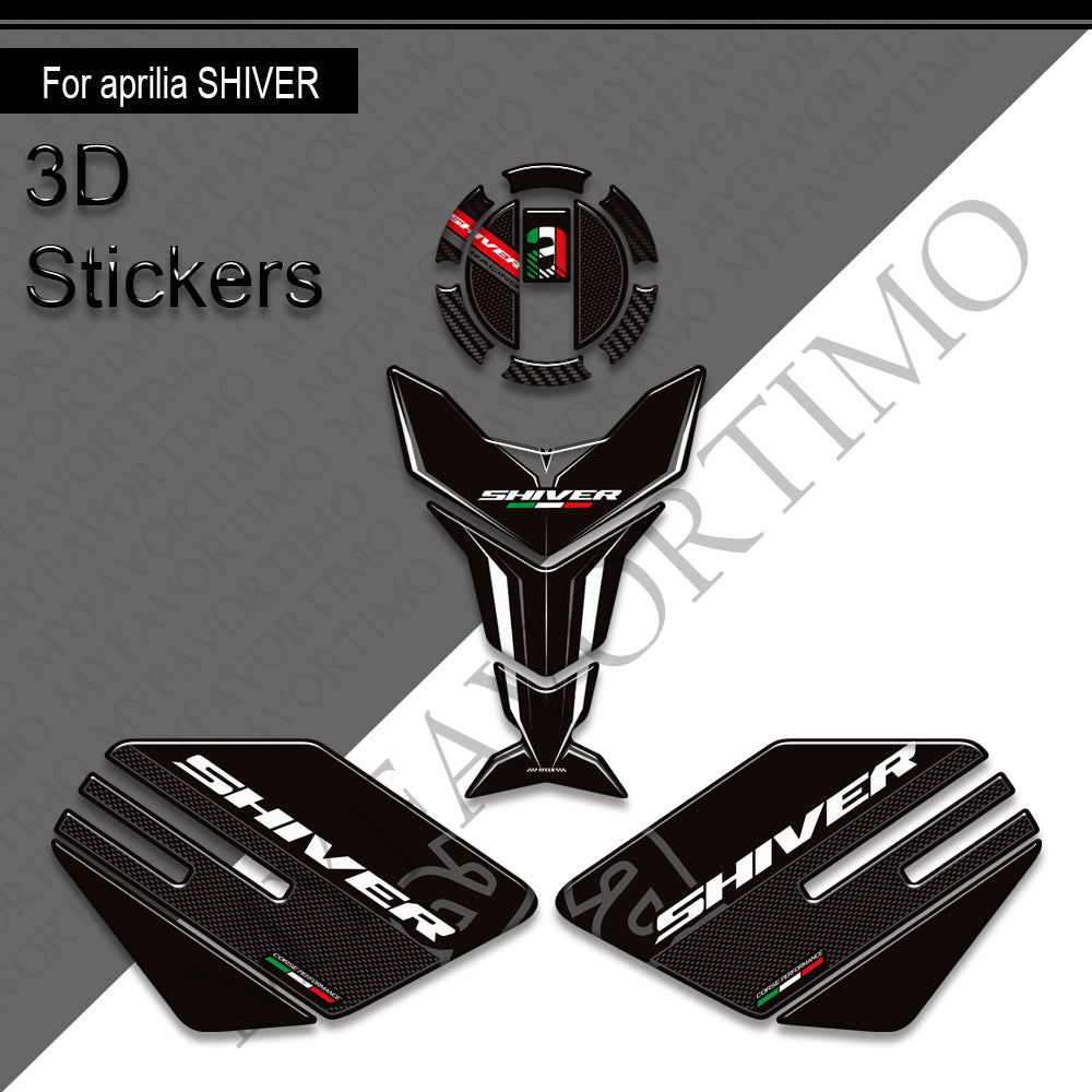 Aprilia Shiver 750 900 Decals Kit | Tank Pad & Side Stickers
