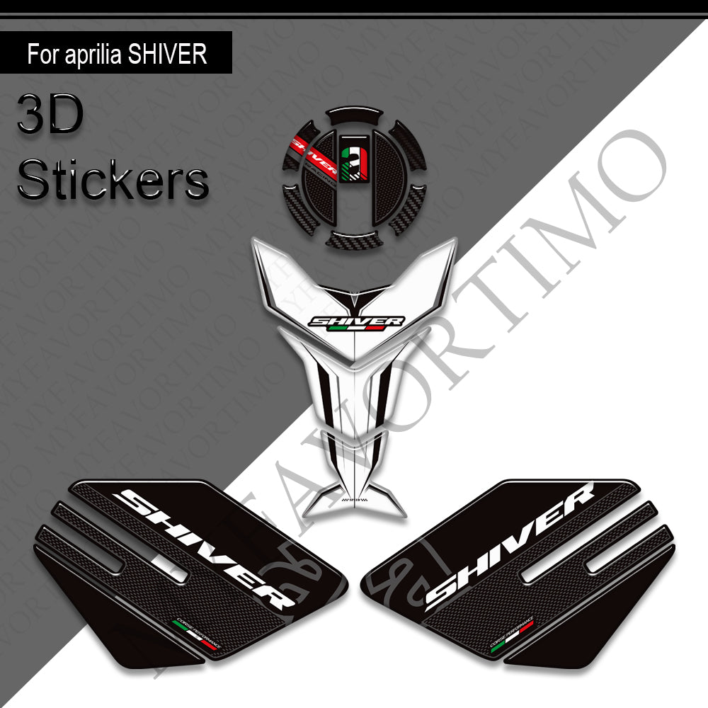 Aprilia Shiver 750 900 Decals Kit | Tank Pad & Side Stickers