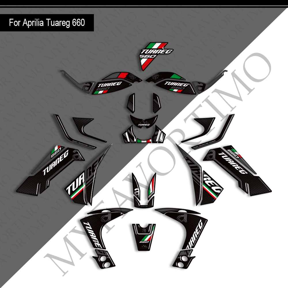 Aprilia Tuareg 660 Decals Kit 2022-2026 丨 Full Body Stickers Set