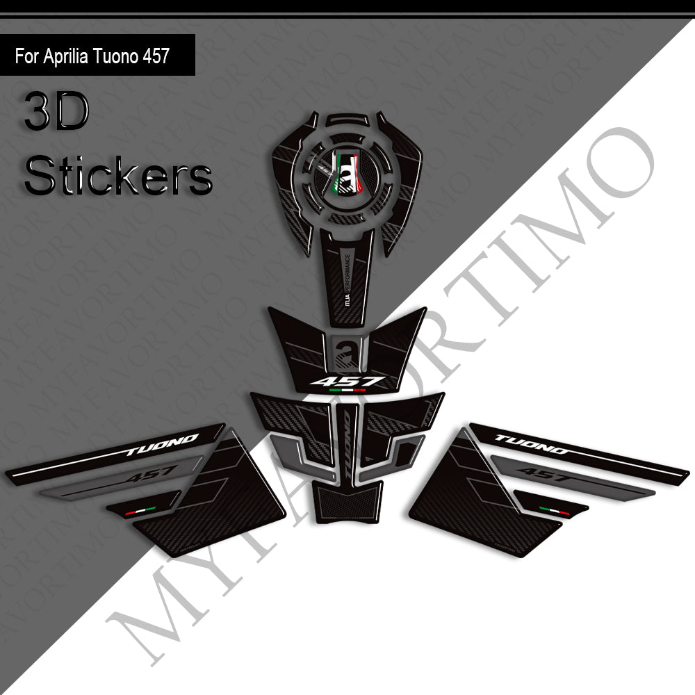 Aprilia Tuono 457 Decals Kit 2025-2026 | Tank Pad & Side Stickers