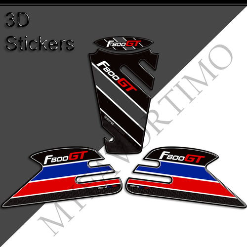 BMW F800GT Tank Decals Kit 丨 Center Pad and Side Stickers
