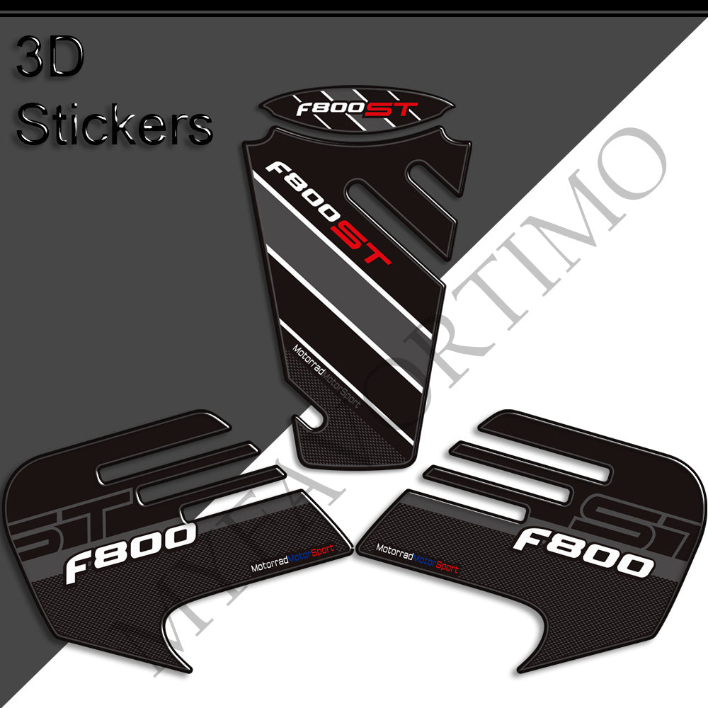 BMW F800ST Tank Decals Kit 丨 Center Pad and Side Stickers
