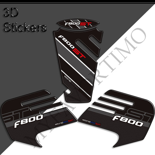 BMW F800ST Tank Decals Kit 丨 Center Pad and Side Stickers