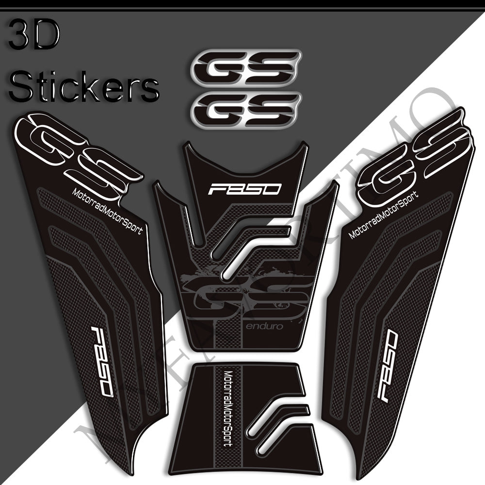 BMW F850GS Tank Decals Kit 2019-2023 丨 Center Pad and Side Stickers