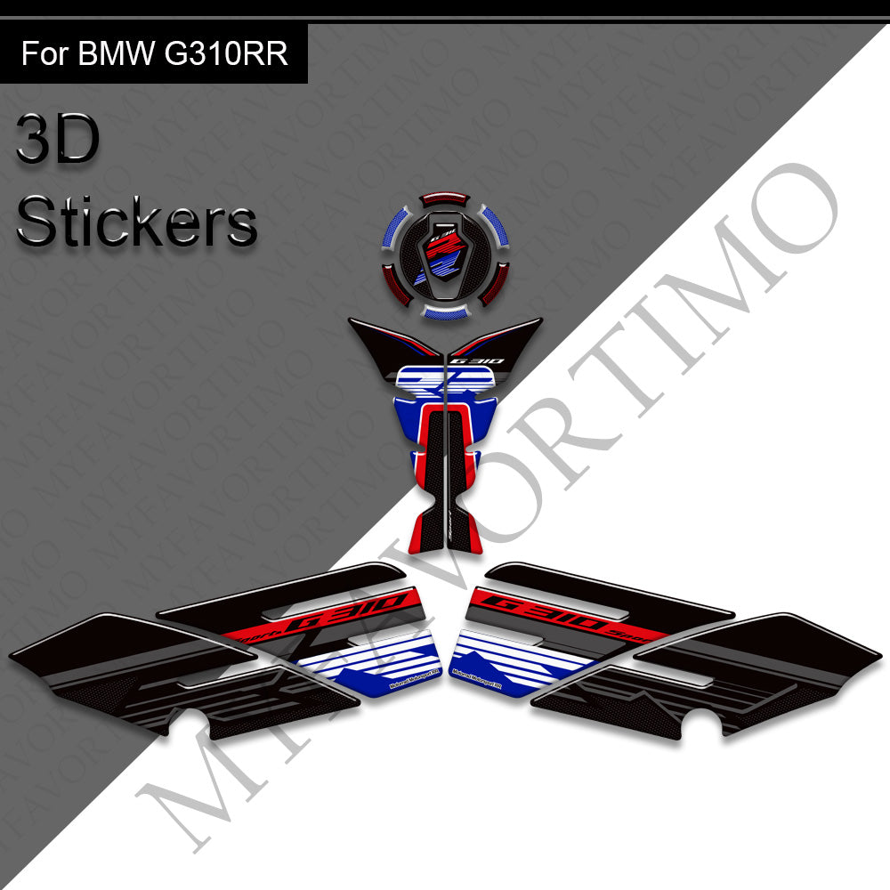 BMW G310RR Decals Kit 丨 Tank Pad and Side Stickers