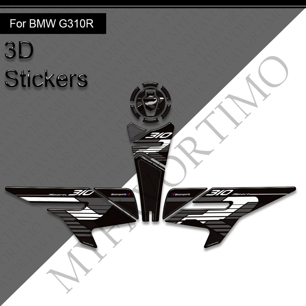 BMW G310R Decals Kit 2021-2025 丨 Tank Pad and Side Stickers