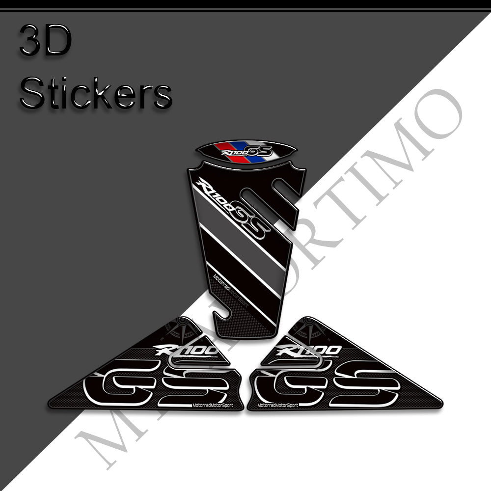 BMW R1100GS Tank Decals Kit 丨 Center Pad and Side Stickers