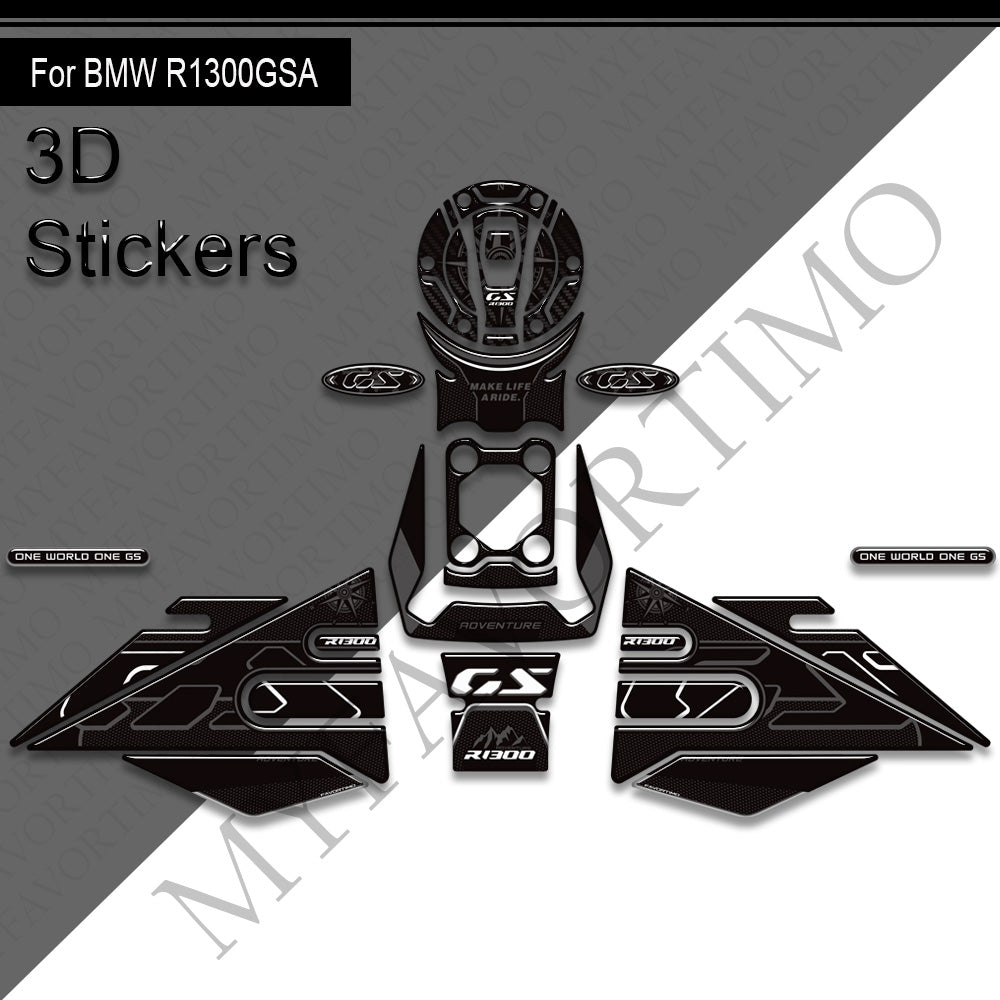 BMW R1300GS Adventure 2024-2025 Decals Kit 丨 Tank Pad and Side Stickers