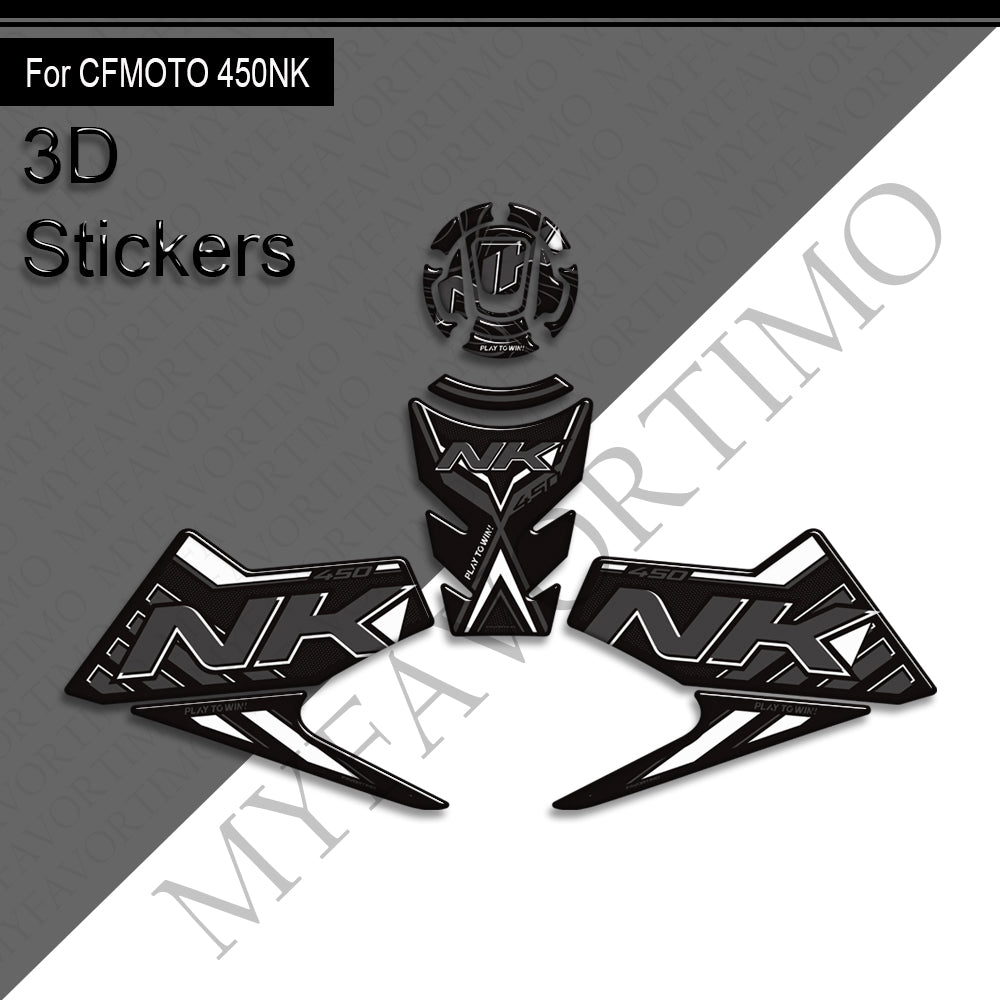 CFMOTO 450NK Decals Kit 2024-2025 丨 Tank Pad and Side Stickers