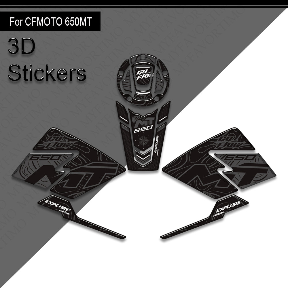 CFMOTO 650MT Decals Kit 2024-2025 丨 Tank Pad and Side Stickers