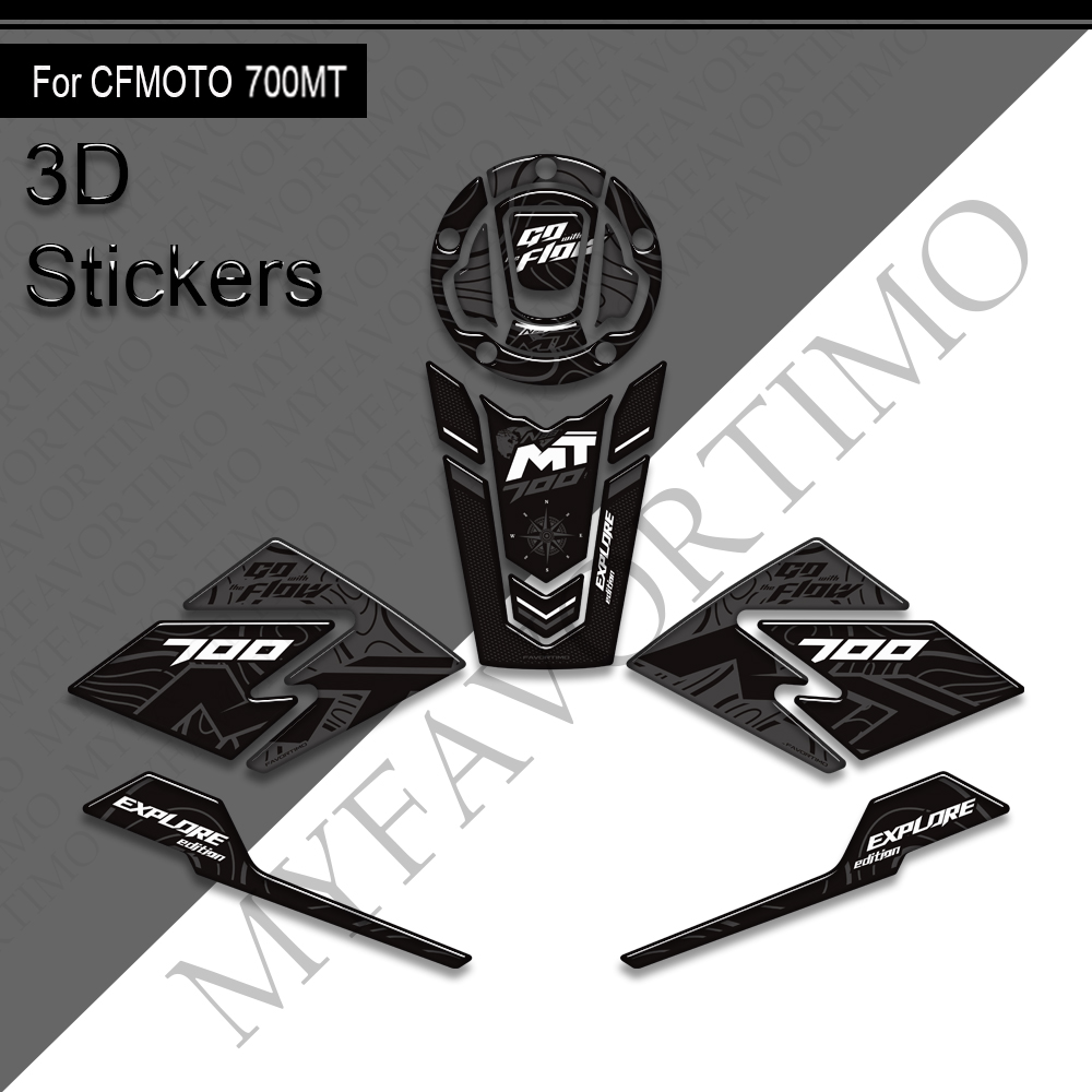 CFMOTO 700MT Decals Kit 丨 Tank Pad and Side Stickers
