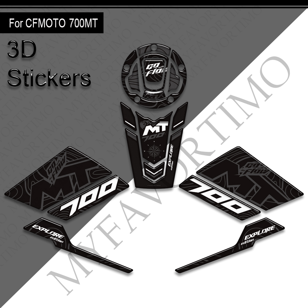 CFMOTO 700MT Decals Kit 丨 Tank Pad and Side Stickers
