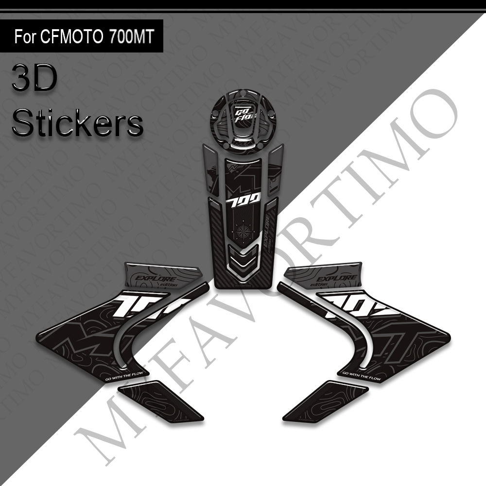 CFMOTO 700MT Decals Kit 丨 Tank Pad and Side Stickers
