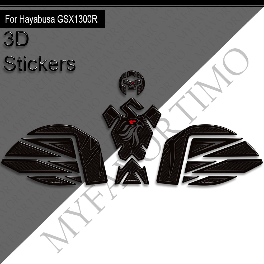 Suzuki Hayabusa GSX1300R 2022-2025 Decals Kit 丨 Tank Pad and Side Stickers